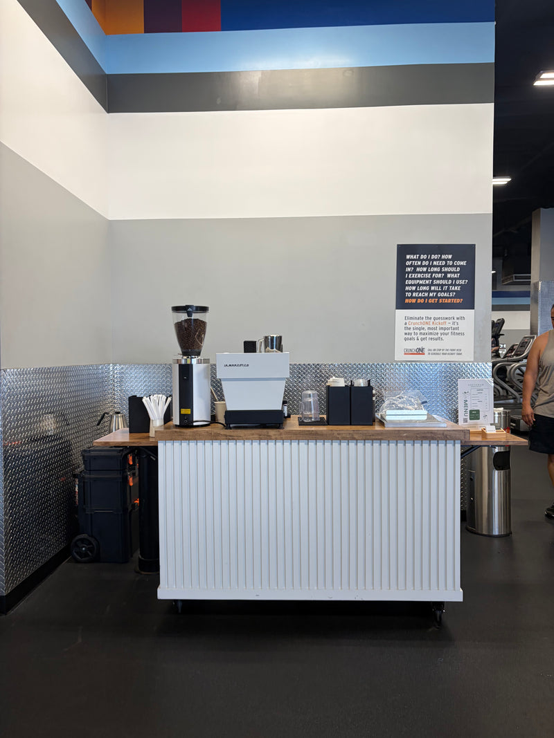 Solid Coffee Roasters mobile coffee cart and team in Artesia, CA