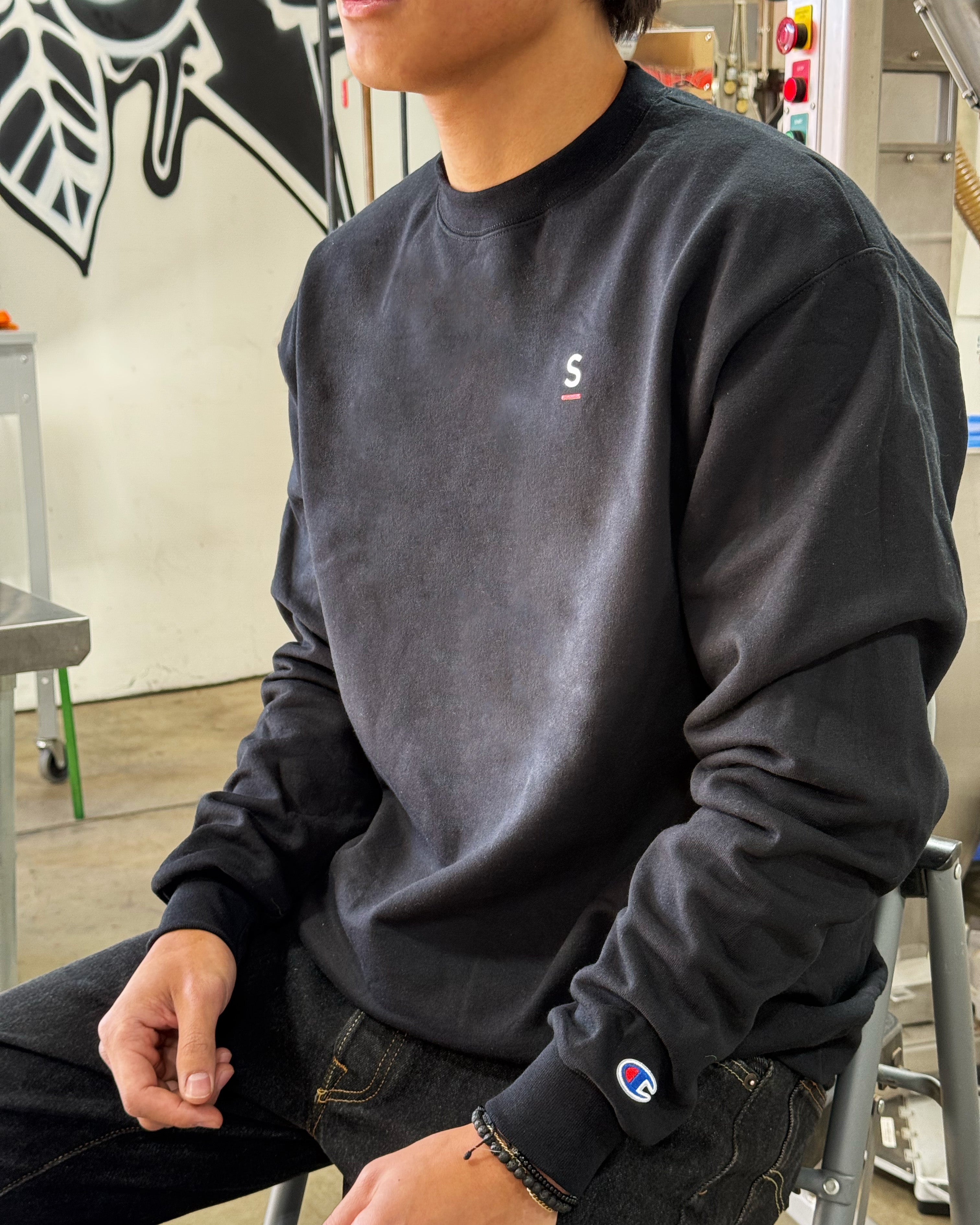 Solid Coffee Champion Crewneck Sweater