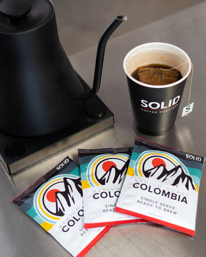 Single Serve Coffee Tea Bag (10 Pack) - Colombia